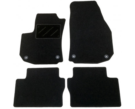 Car mats suitable for Opel Zafira B 2005-2011 4-piece