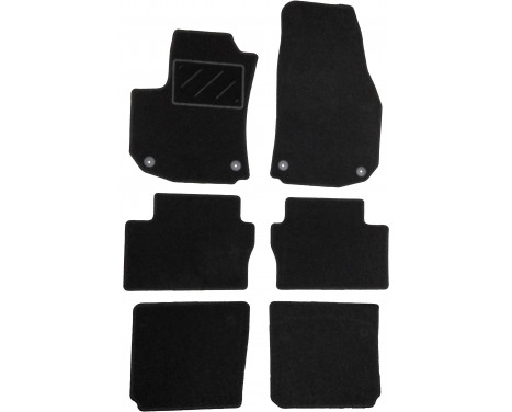 Car mats suitable for Opel Zafira B 2005-2011 6-piece