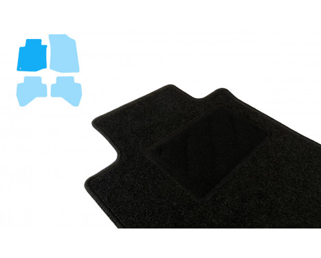 Car mats suitable for Peugeot 107 2005-2010 4-piece, Image 2