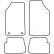 Car mats suitable for Peugeot 205 4-piece, Thumbnail 2