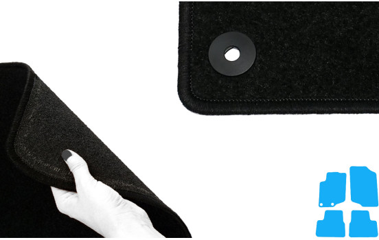 Car mats suitable for Peugeot 207, 207CC 2006-2012 4-piece, Image 2