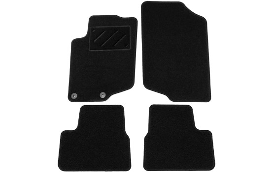 Car mats suitable for Peugeot 207, 207CC 2006-2012 4-piece