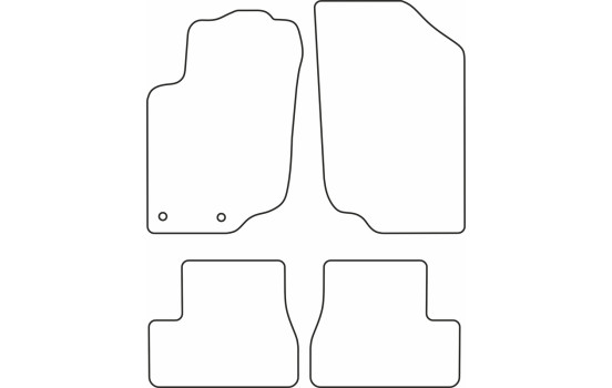 Car mats suitable for Peugeot 207 CC 2007-2013, Image 2