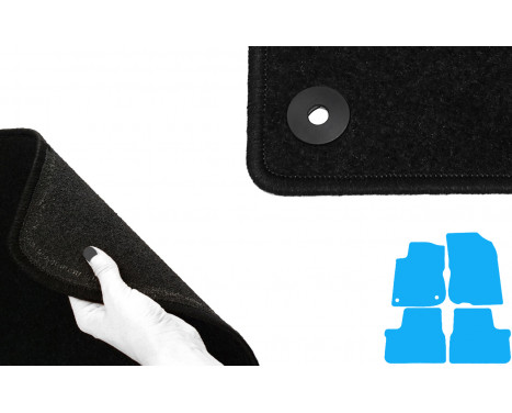 Car mats suitable for Peugeot 208 2012- 4-piece, Image 4