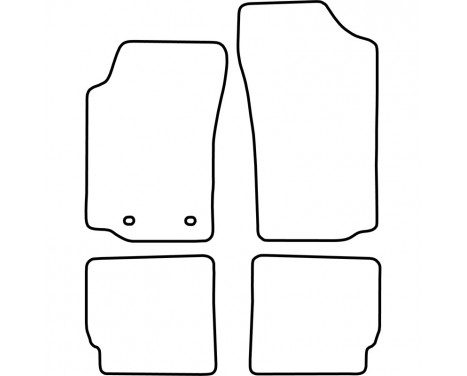 Car mats suitable for Peugeot 306 convertible 1993-2003, Image 2