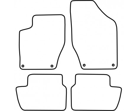 Car mats suitable for Peugeot 308 2007-2013 (velour), Image 6