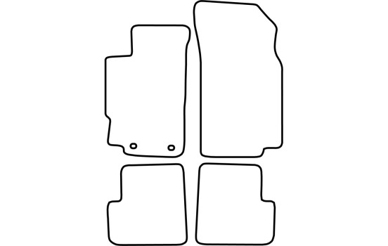 Car mats suitable for Peugeot 406 1995-2004, Image 2