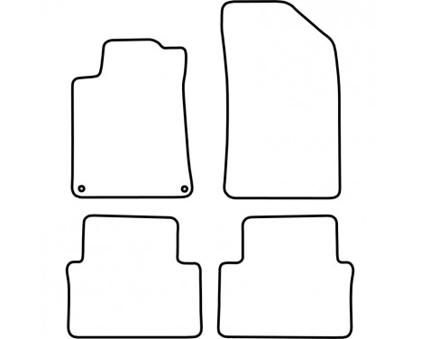 Car mats suitable for Peugeot 508 from 2011, Image 2