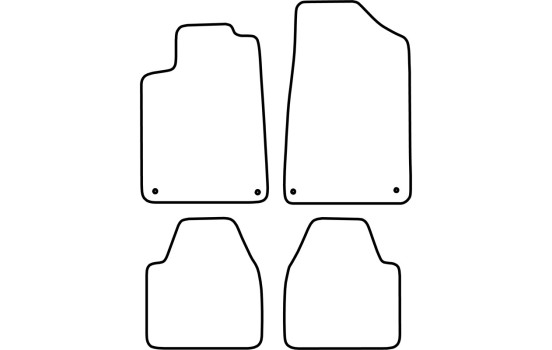 Car mats suitable for Peugeot 607 2000-2010, Image 2