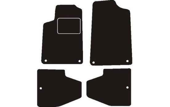 Car mats suitable for Peugeot 607 2000-