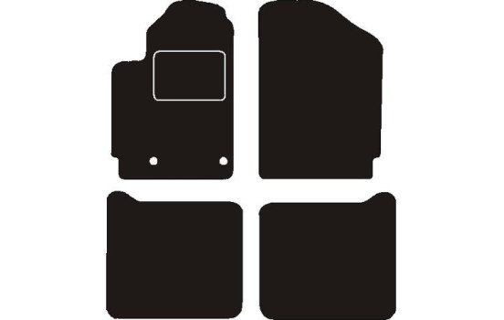 Car mats suitable for Peugeot Partner MPV 2006 - 2009