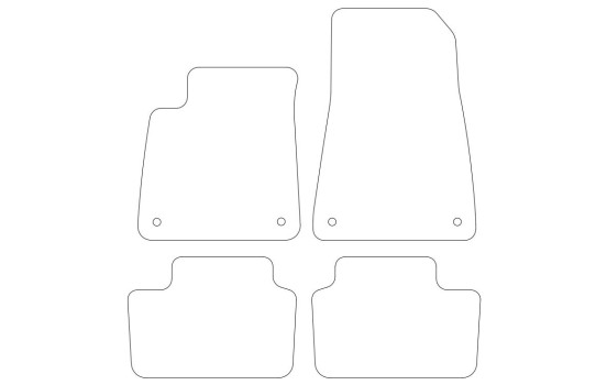 Car mats suitable for Polestar 2 / 2019 - 4-piece, Image 2