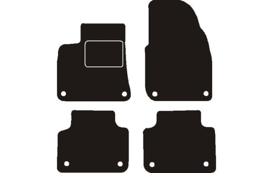 Car mats suitable for Porsche Cayenne III / Coupé 2018-