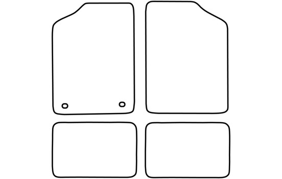 Car mats suitable for Renault 21 1989-1994, Image 2
