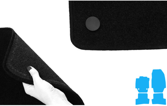 Car mats suitable for Renault Captur 2013- 4-piece, Image 4