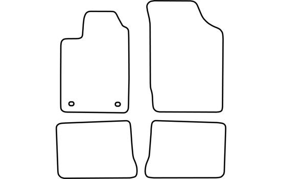 Car mats suitable for Renault Clio 2001-2005, Image 2