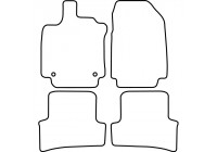 Car mats suitable for Renault Clio D 2012-