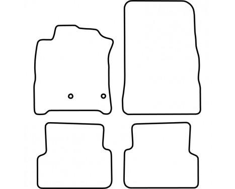 Car mats suitable for Renault Grand Modus from 2008, Image 2