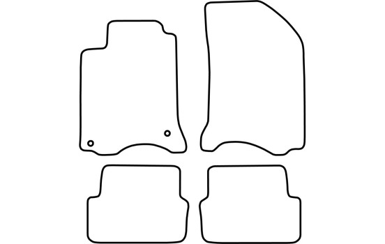 Car mats suitable for Renault Laguna 2001-2008, Image 2