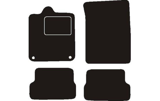 Car mats suitable for Renault Laguna Coupe 2008-