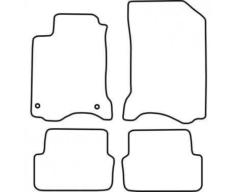 Car mats suitable for Renault Laguna from 2008, Image 2