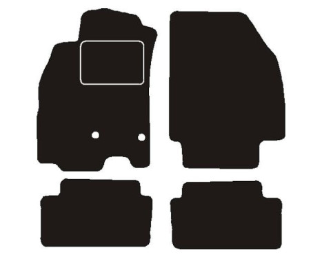 Car mats suitable for Renault Megane facelift 2014-