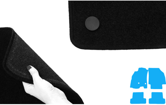 Car mats suitable for Renault Megane III 2011- 4-piece, Image 4