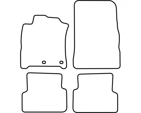 Car mats suitable for Renault Modus 2004-2008, Image 2