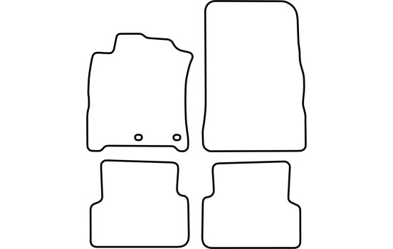 Car mats suitable for Renault Modus 2004-2008, Image 2