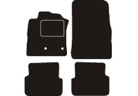 Car mats suitable for Renault Modus with storage compartments 2008 -