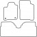Car mats suitable for Renault Scenic I 1996-2001 5-piece, Thumbnail 2