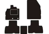 Car mats suitable for Renault Scenic III 5-drs w/o adjustable center console 2009-2011