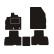 Car mats suitable for Renault Scenic III 5-drs w/o adjustable center console 2009-2011
