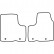 Car mats suitable for Renault Trafic 2014- (only for), Thumbnail 2