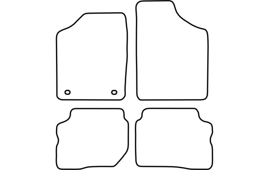 Car mats suitable for Rover 100 1990-1997, Image 2