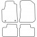 Car mats suitable for Rover 75 1998-2005 4-piece, Thumbnail 2