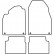 Car mats suitable for Saab 9-3 2003-2008, Thumbnail 2