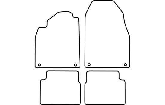 Car mats suitable for Saab 9-3 2003-2008, Image 2