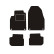 Car mats suitable for Saab 9-3 Cabrio 2008-