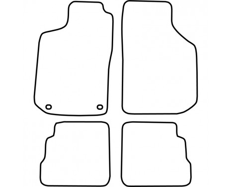 Car mats suitable for Saab 900 1993-1998, Image 2