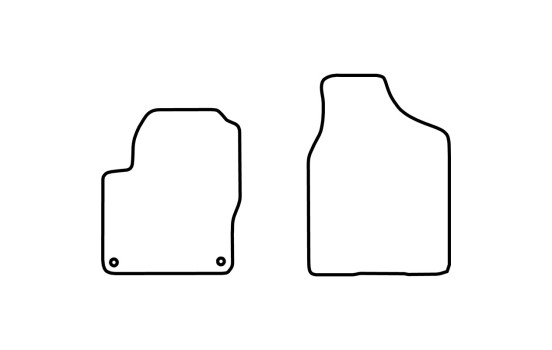 Car mats suitable for Seat Alhambra 1996-2011 (only for), Image 2