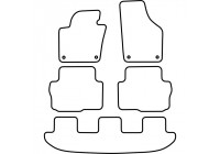 Car mats suitable for Seat Alhambra 2011-