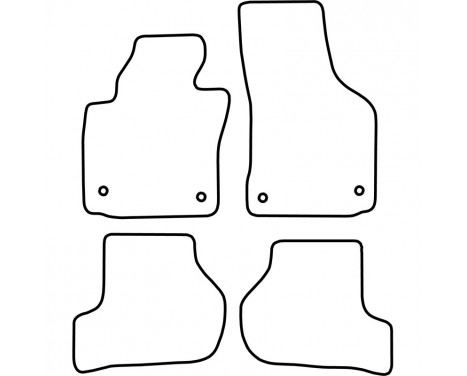 Car mats suitable for Seat Leon from 2009, Image 2