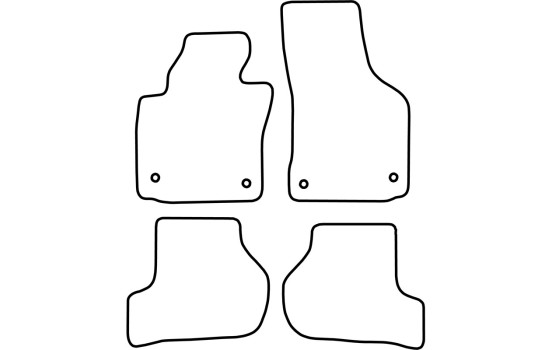 Car mats suitable for Seat Leon from 2009, Image 2