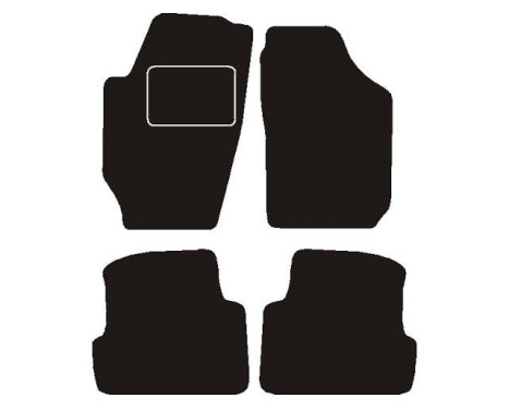 Car mats suitable for Skoda Fabia I 2007 - 2008