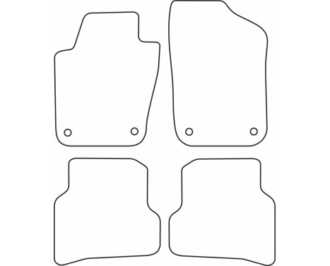 Car mats suitable for Skoda Fabia III 2014-, Image 3