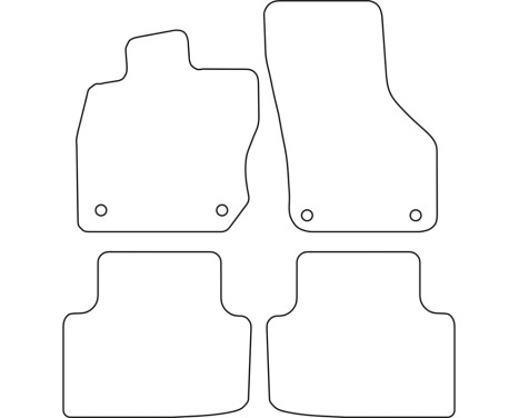 Car mats suitable for Skoda Octavia IV (NX3) Sedan/Kombi e-Tec 2020-, Image 2
