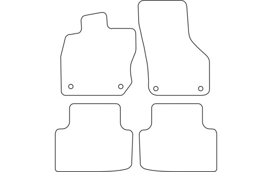 Car mats suitable for Skoda Octavia IV (NX3) Sedan/Kombi e-Tec 2020-, Image 2