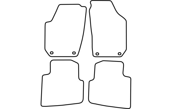 Car mats suitable for Skoda Roomster 2006-2012, Image 2