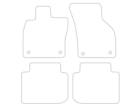 Car mats suitable for Skoda Superb 2015- 4-piece, Image 2